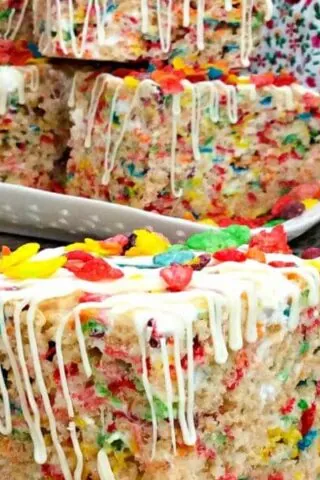 Fruity Pebbles Rice Krispie Treats