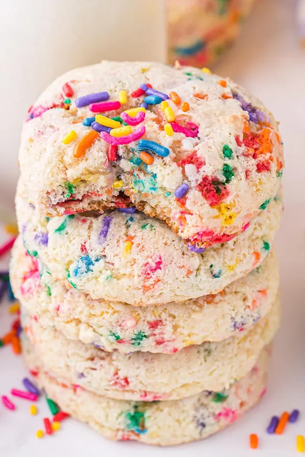 Funfetti Cake Mix Cookies