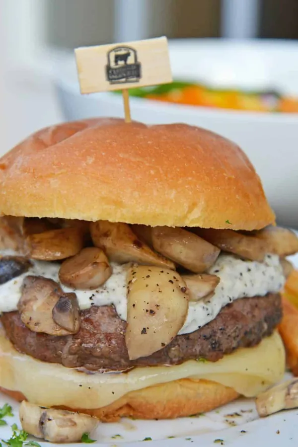 Garlic Truffle Burgers