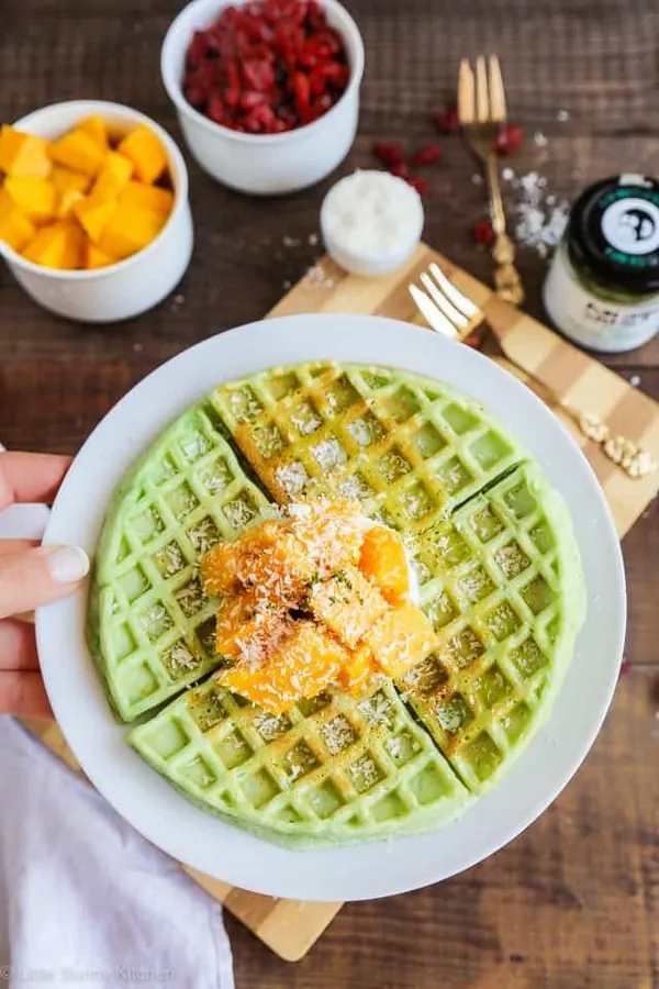 Green Tea Matcha Waffles