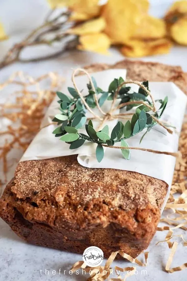Healthier Snickerdoodle Zucchini Bread