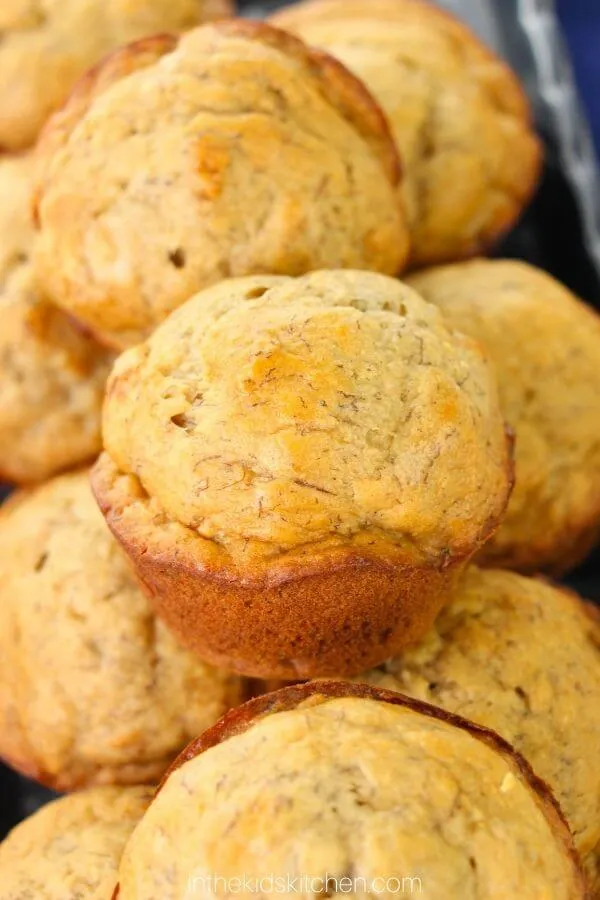 Healthy Banana Applesauce Muffins