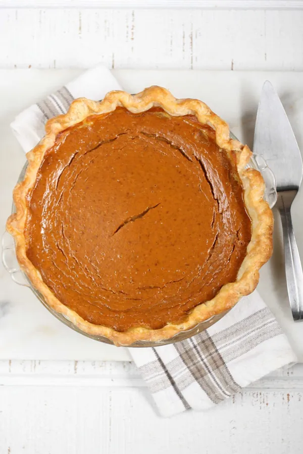 Homemade Pumpkin Pie