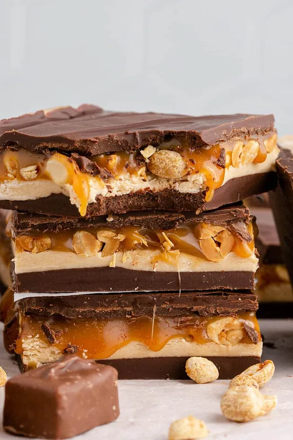 Homemade Snicker Bars