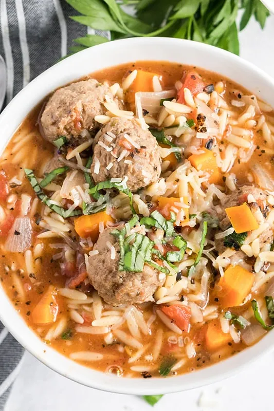 Italian Meatball Soup