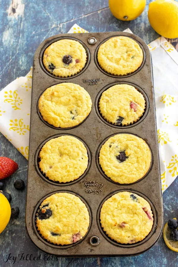 Keto Lemon Muffins