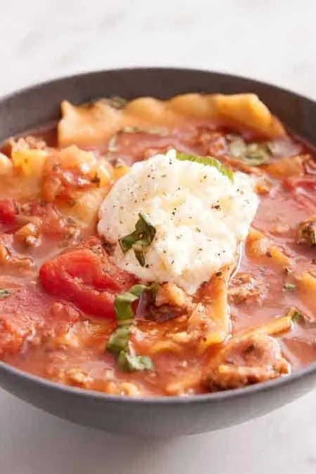 Lasagna Soup