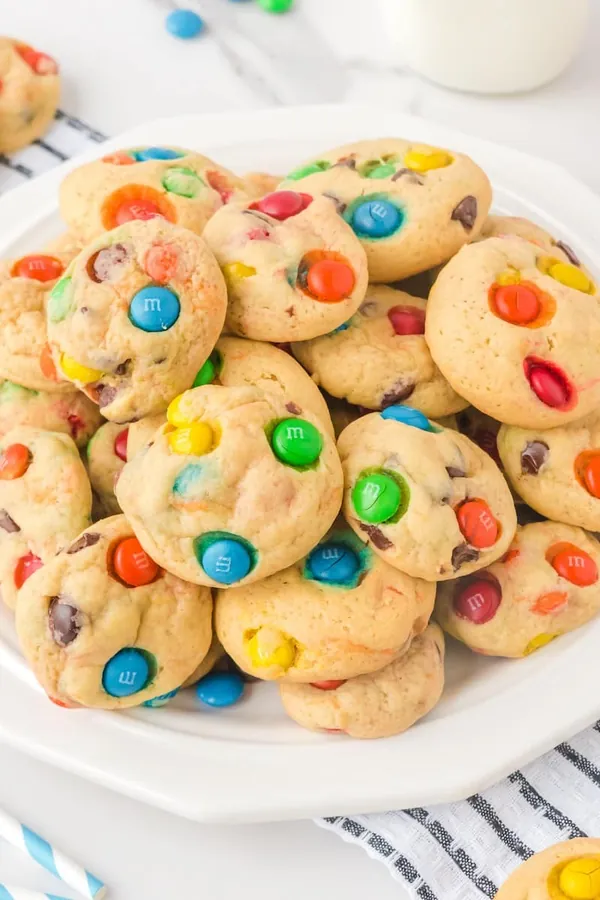 M&M Pudding Cookies