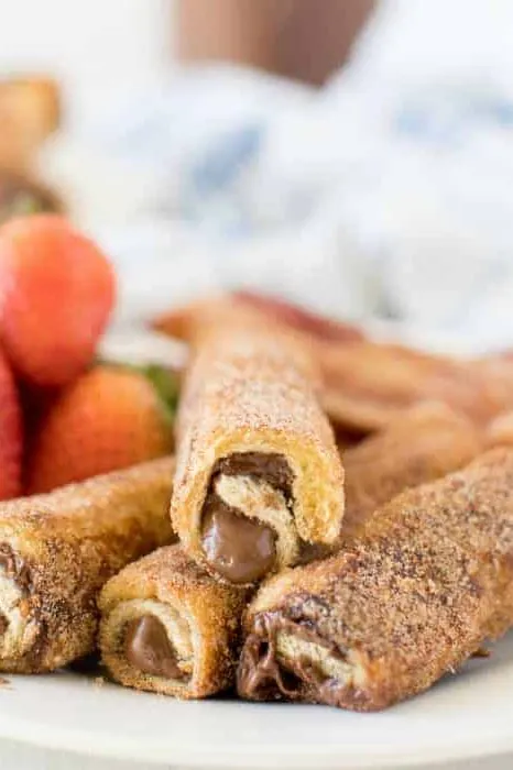 Nutella French Toast Roll-Ups