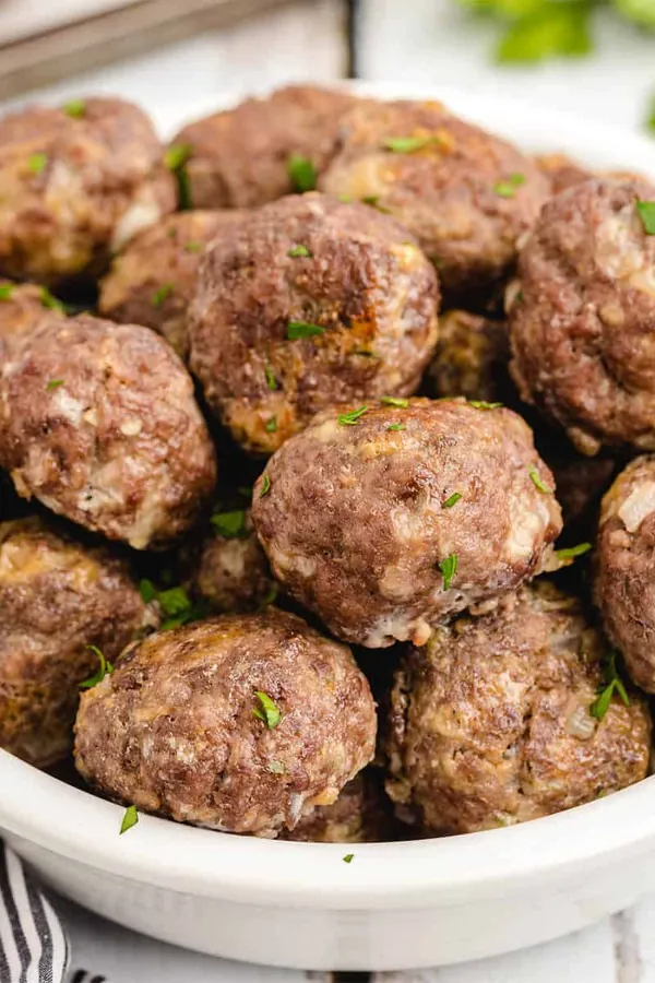 Oven Baked Meatballs