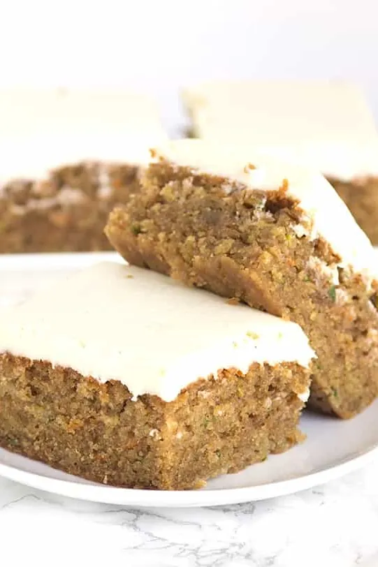 Peanut Butter Zucchini Squares