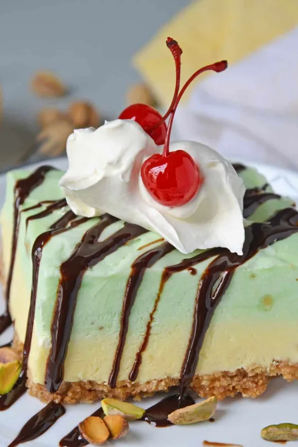 Pistachio Icebox Cake