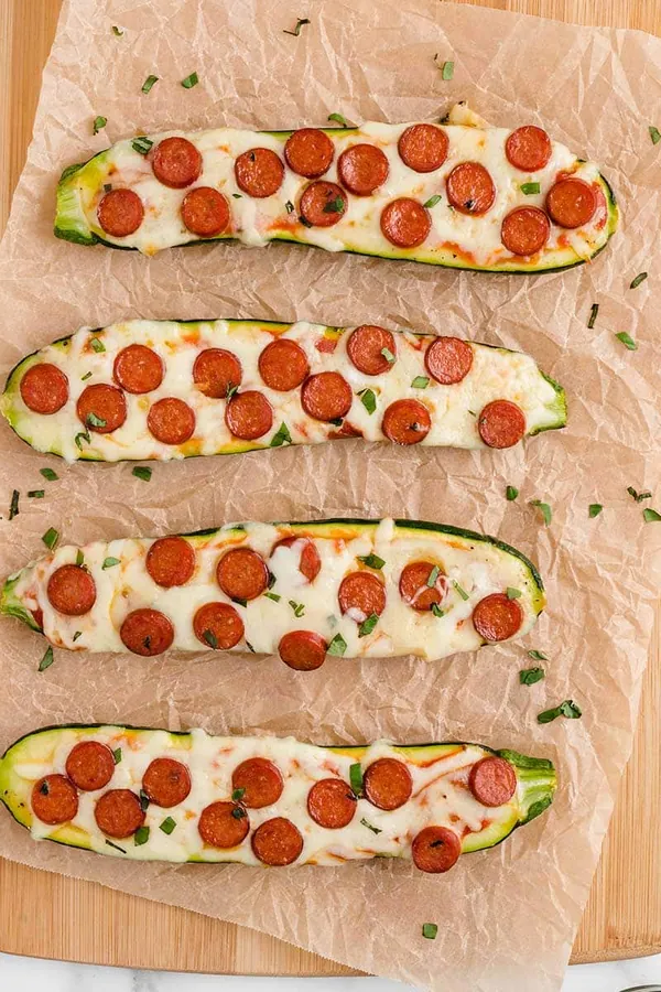 Pizza Zucchini Boats