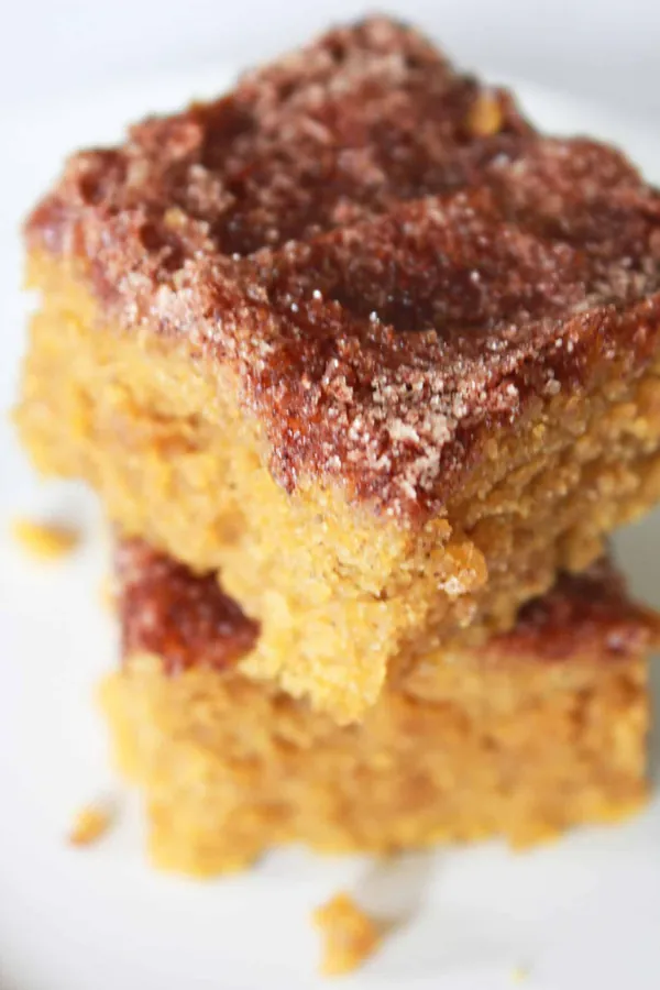 Pumpkin Snickerdoodle Snack Cake