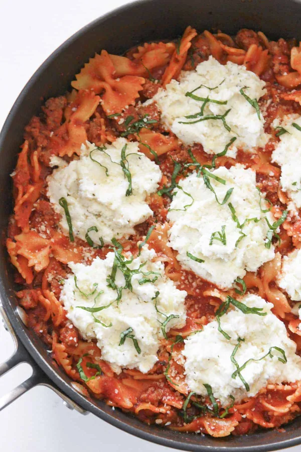 Quick and Easy Skillet Lasagna