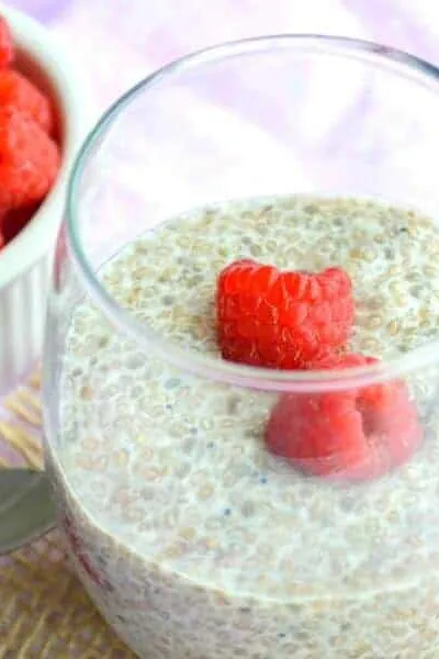 Raspberry & Vanilla Chia Pudding