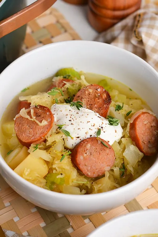Sausage and Sauerkraut Soup