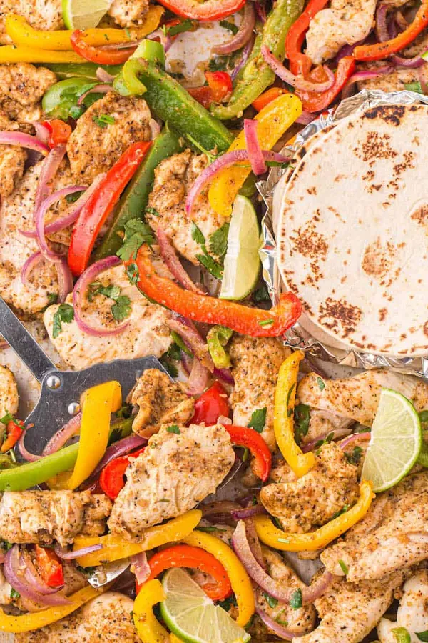 Sheet Pan Chicken Fajitas Recipe