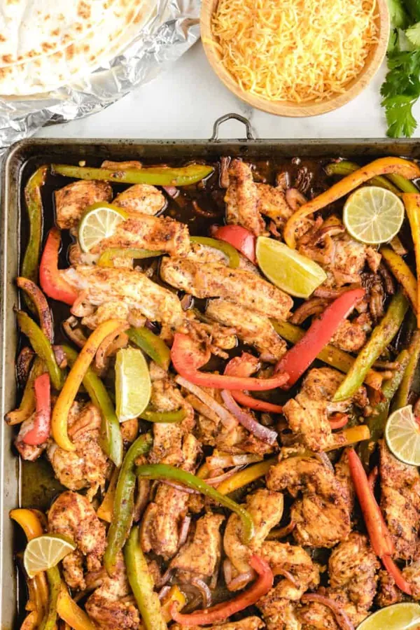 Sheet Pan Fajitas (Chicken)
