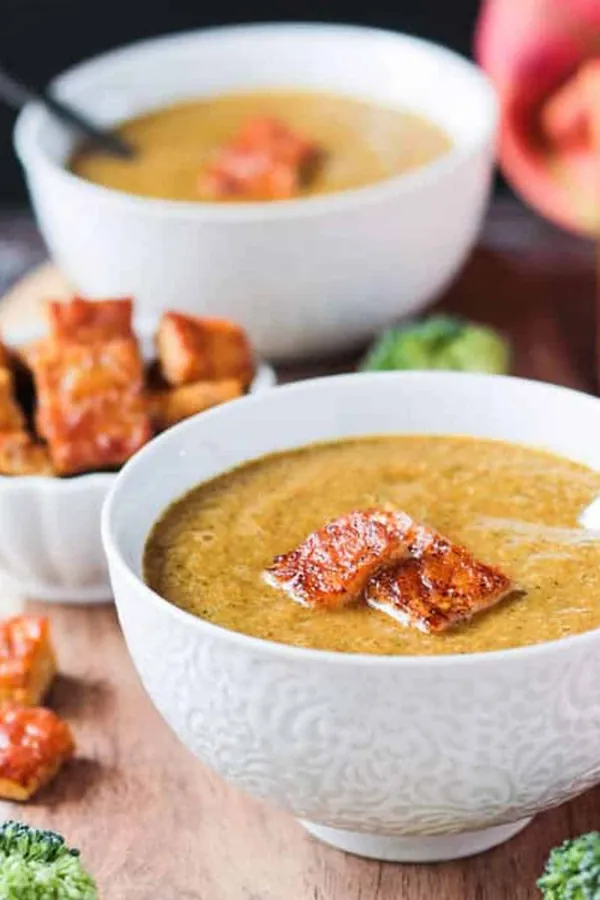 Smoky Vegan Broccoli Soup