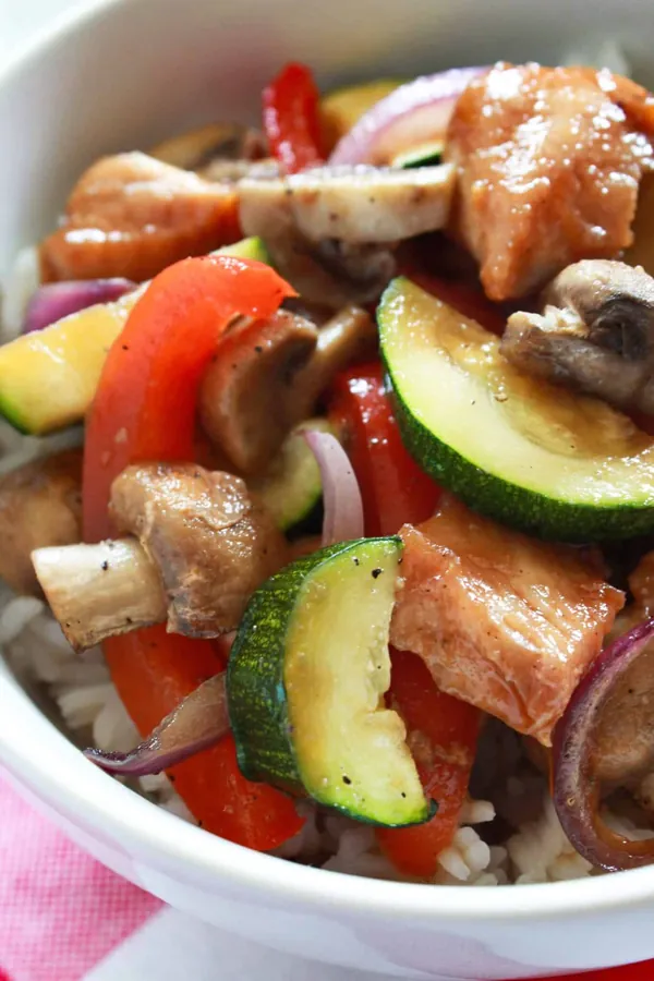 Teriyaki Chicken & Veggie Sheet Pan Dinner