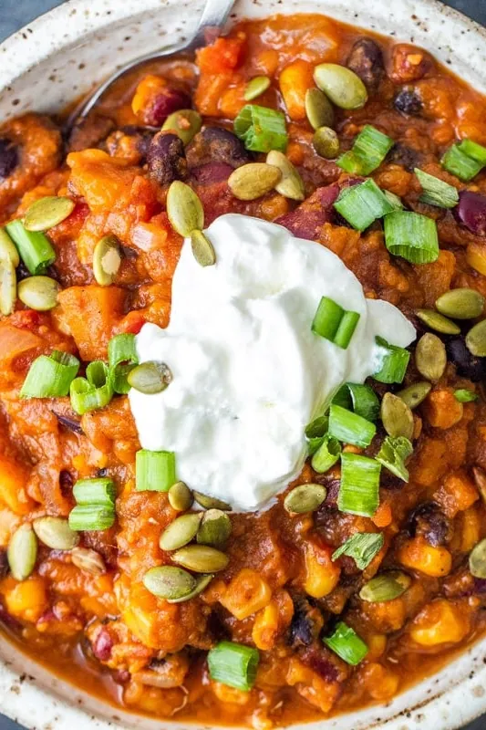 Vegetarian Sweet Potato Chili