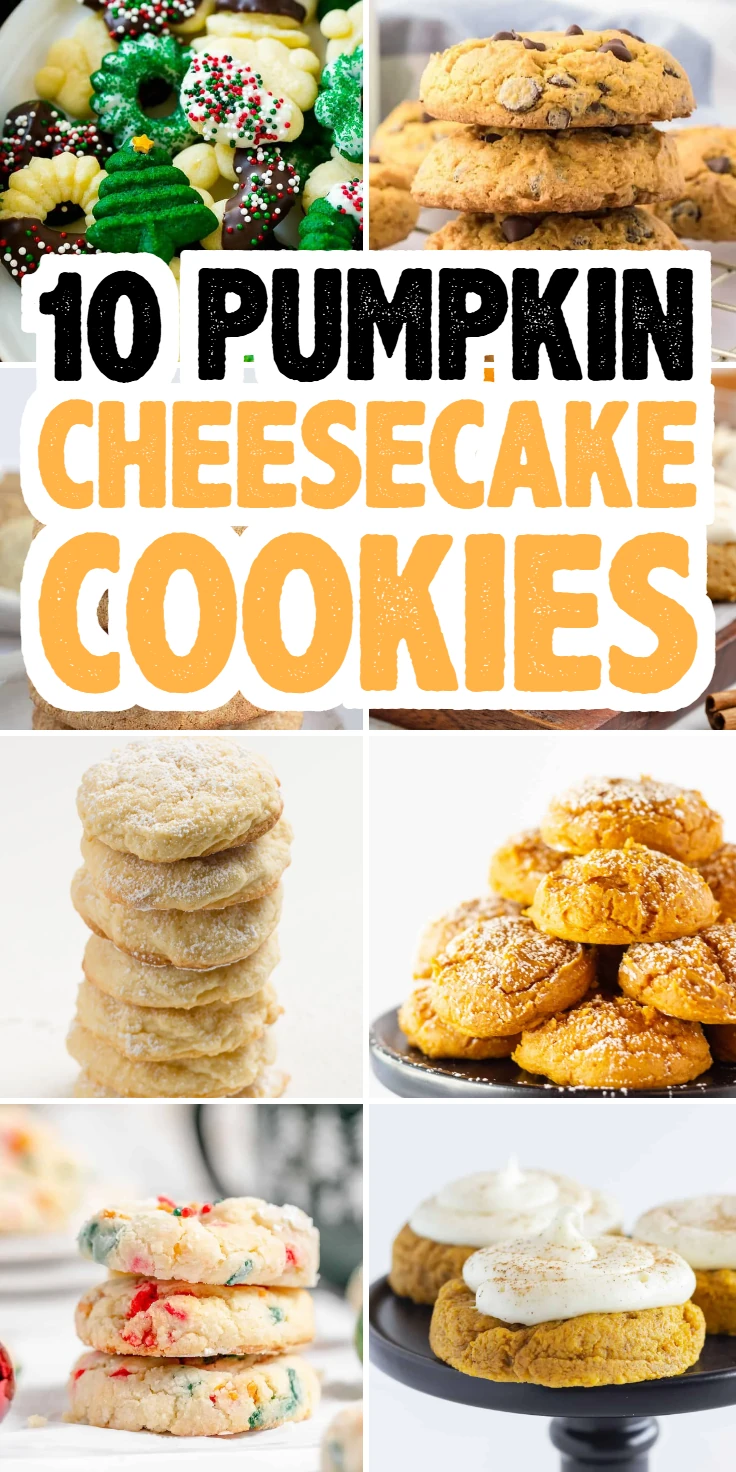 Pumpkin Cheesecake Cookies