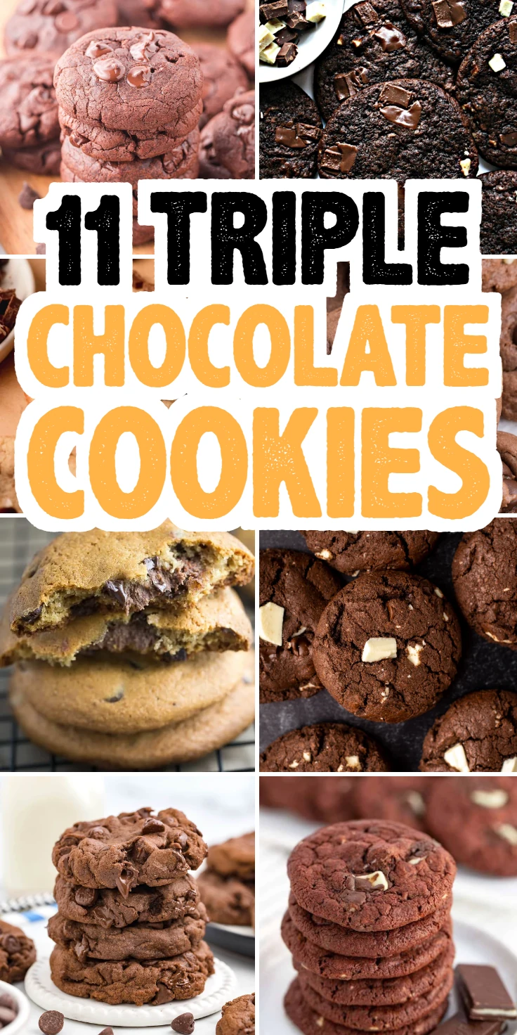 Triple Chocolate Cookies