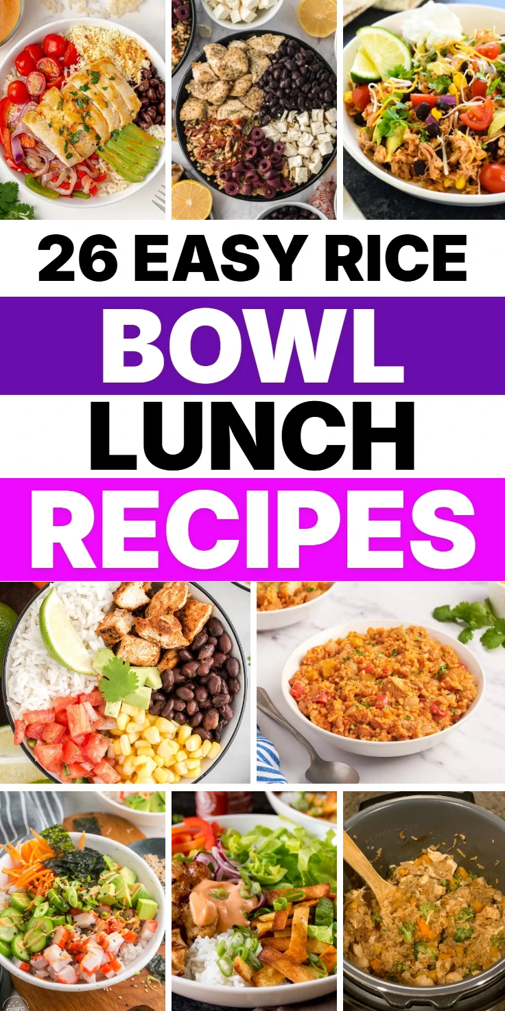 Rice Bowl Lunch Recipes