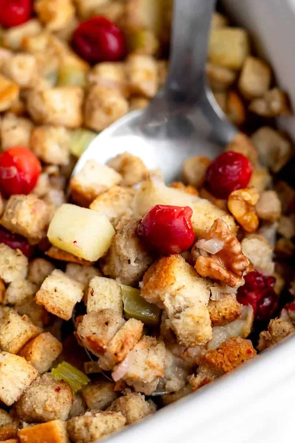 Apple Cranberry Walnut Stuffing Recipe