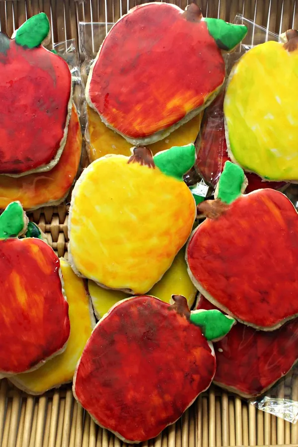 Apple Oatmeal Cutout Cookies