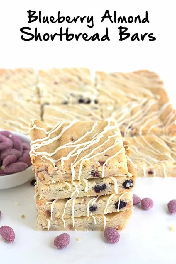 Blueberry Almond Shortbread Bars