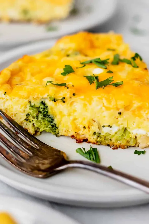 Broccoli Cheddar Frittata