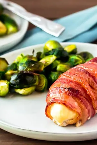 Brown Sugar Honey Bacon Wrapped Chicken Breasts