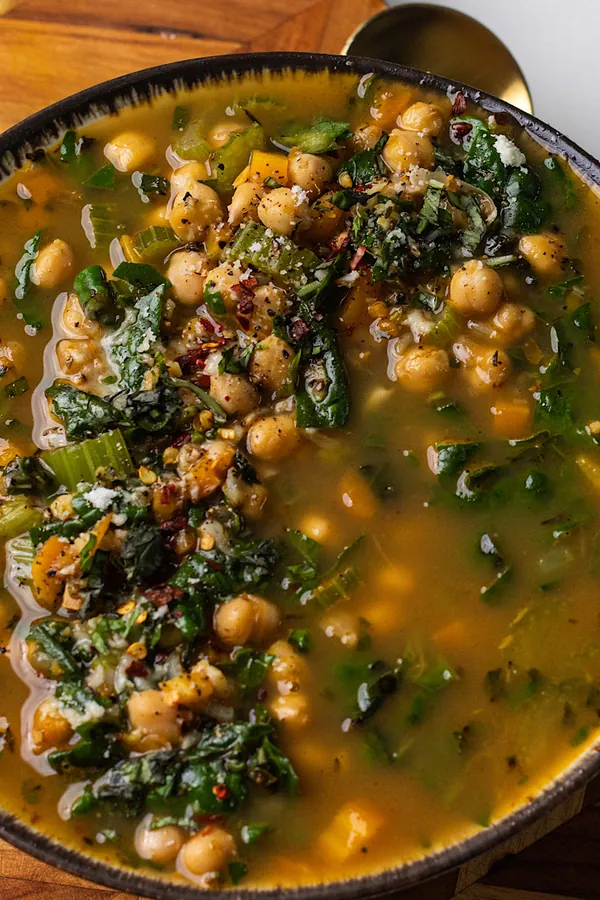 Cacio E Pepe Chickpea Stew