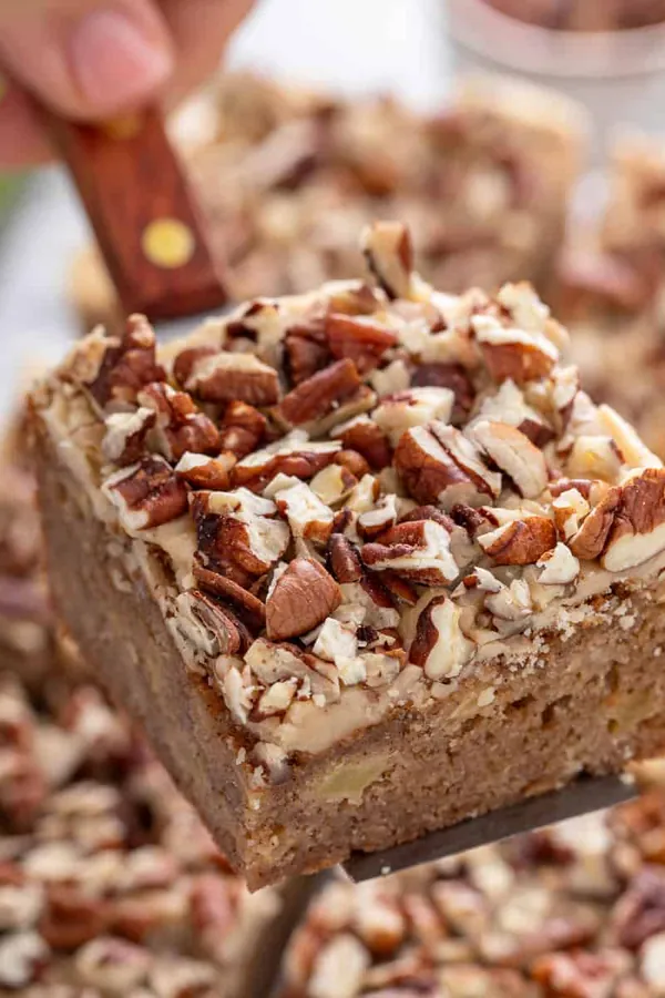 Caramel Apple Blondies