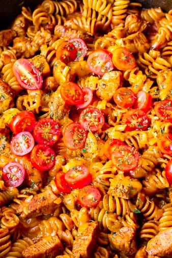 Chicken Enchilada Pasta