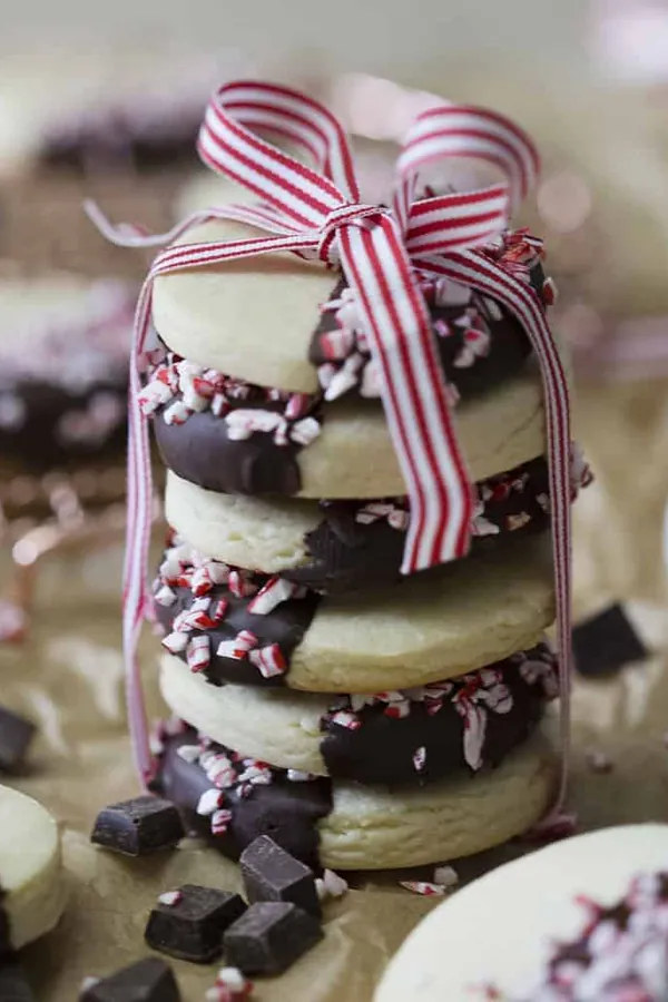 Chocolate Dipped Sugar Cookies