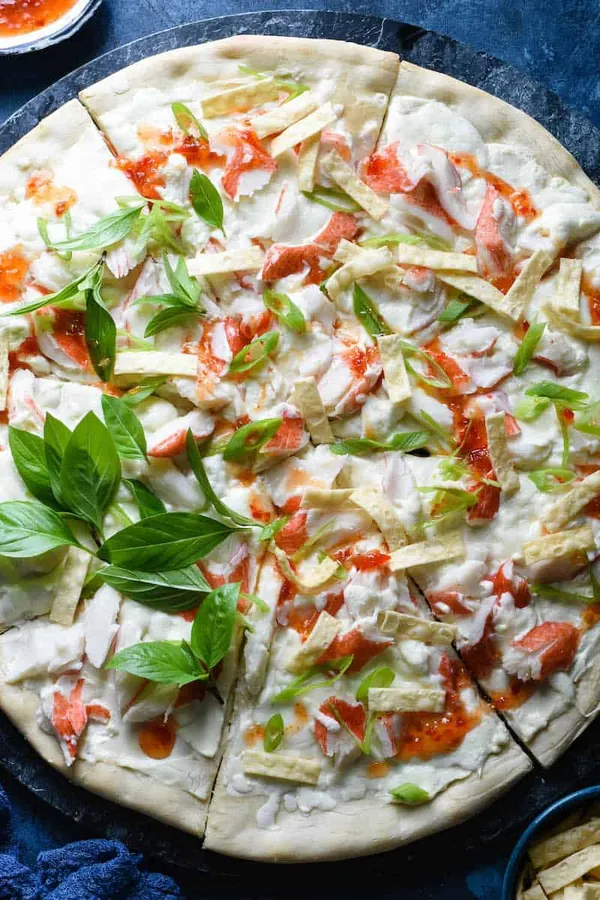 Crab Rangoon Pizza