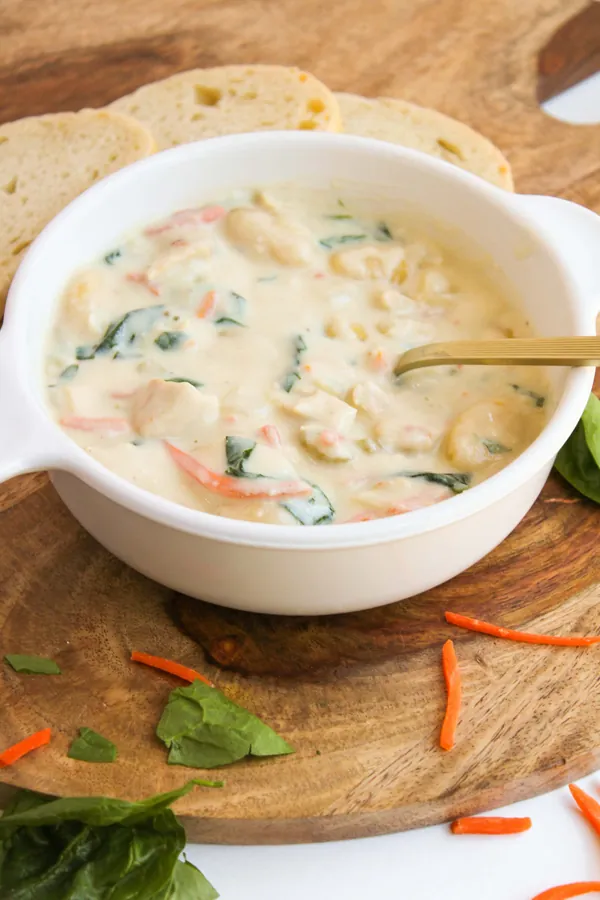 Creamy Chicken Gnocchi Soup (Olive Garden Copycat)