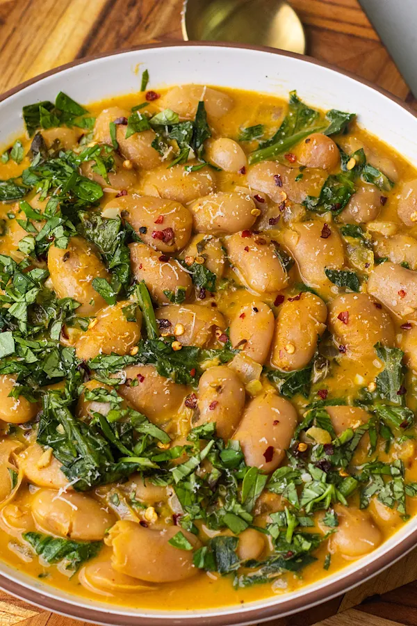 Creamy Pumpkin Butter Beans (vegan)
