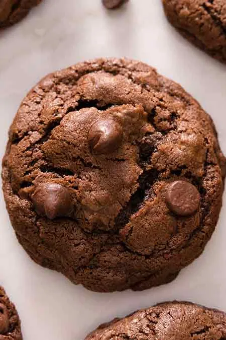 Double Chocolate Chip Cookies