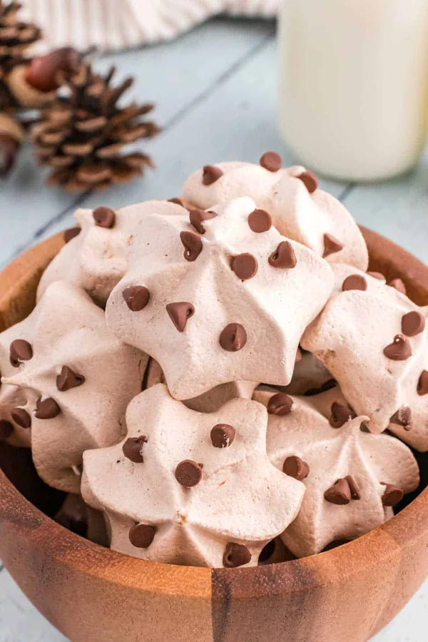 Double Chocolate Meringue Cookies