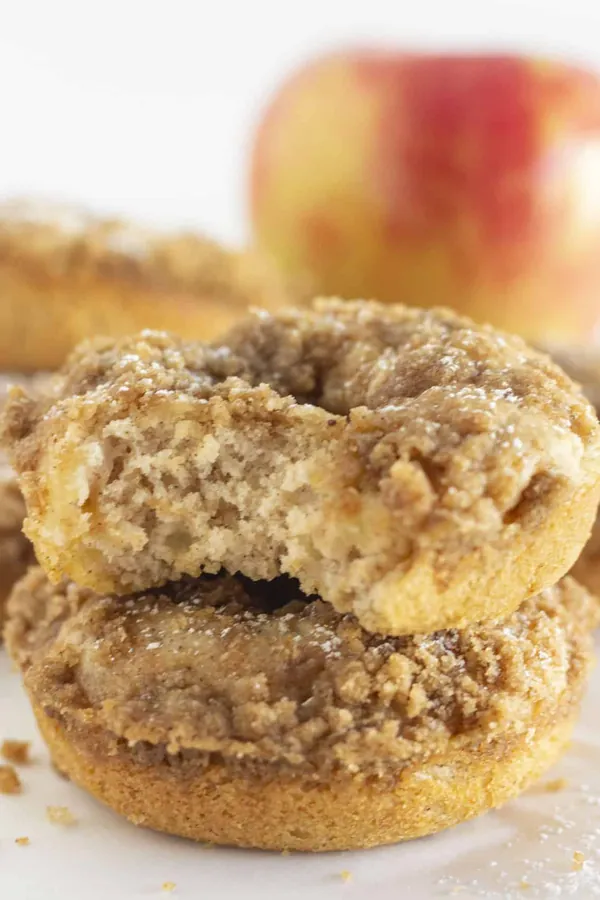 Easy Apple Crumb Donuts