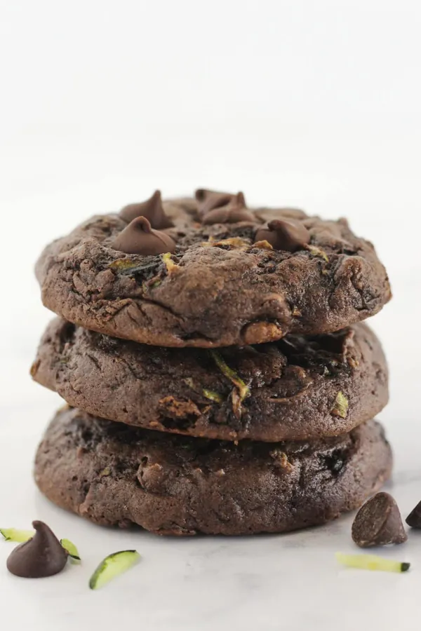 Easy Chocolate Zucchini Cake Mix Cookies
