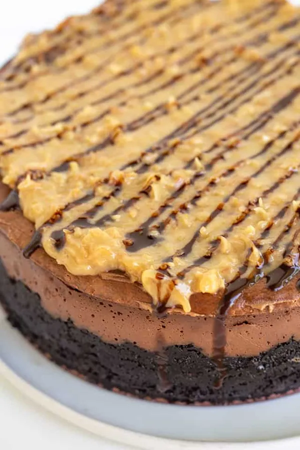 German Chocolate Cheesecake