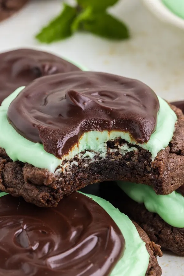 Grasshopper Cake Mix Cookies