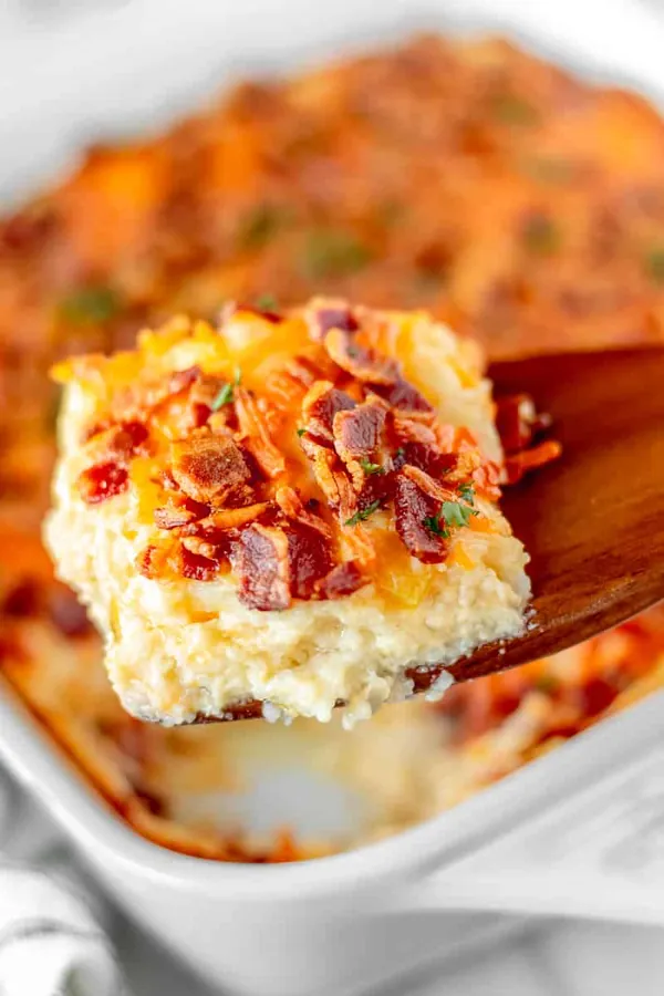 Grits Casserole with Bacon