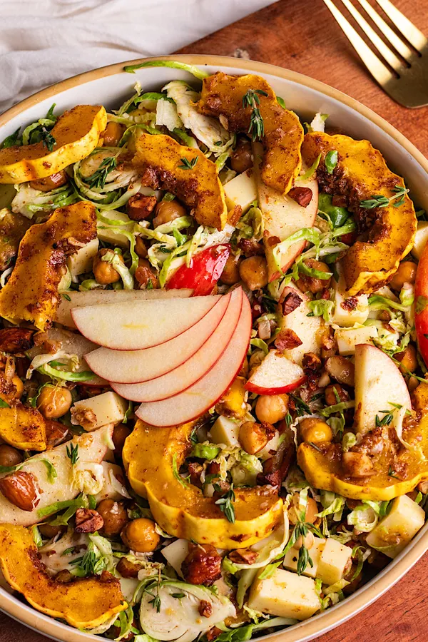 Harvest Shaved Brussels Sprouts Salad