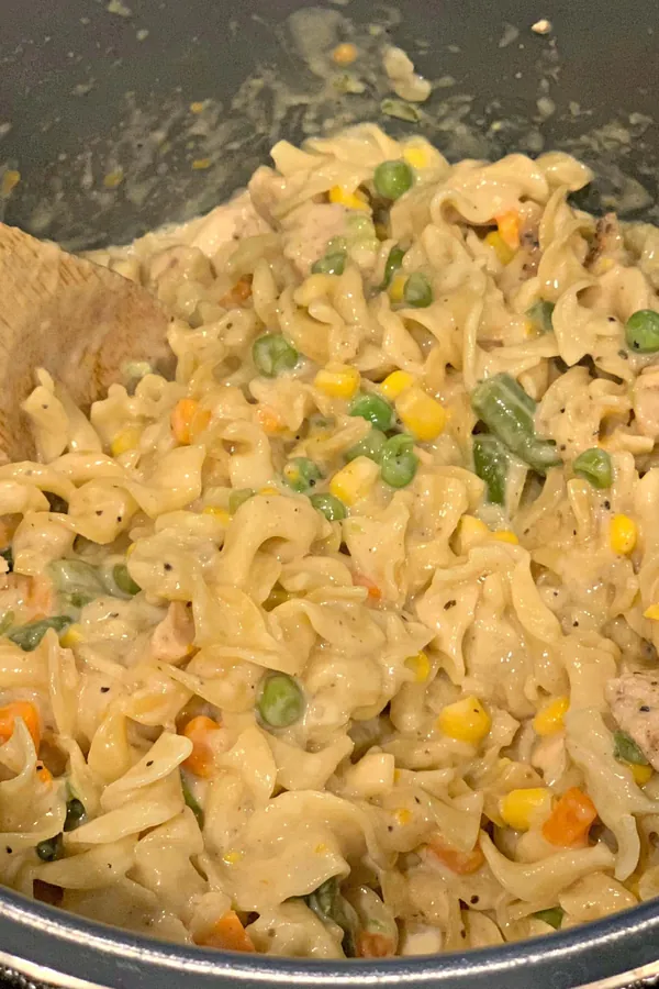 Instant Pot Chicken Noodle Casserole